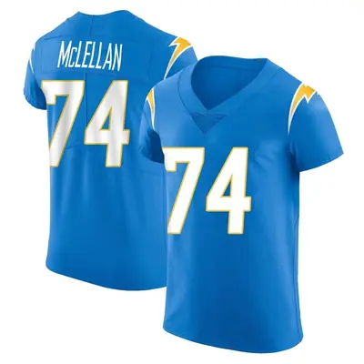 Men's Elite Tyler McLellan Los Angeles Chargers Blue Alternate Vapor Untouchable Jersey