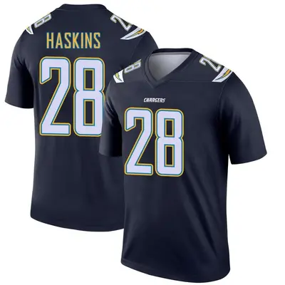 Men's Legend Hassan Haskins Los Angeles Chargers Navy Jersey