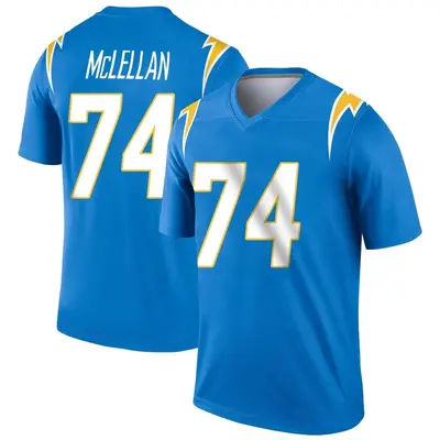 Men's Legend Tyler McLellan Los Angeles Chargers Blue Powder Jersey