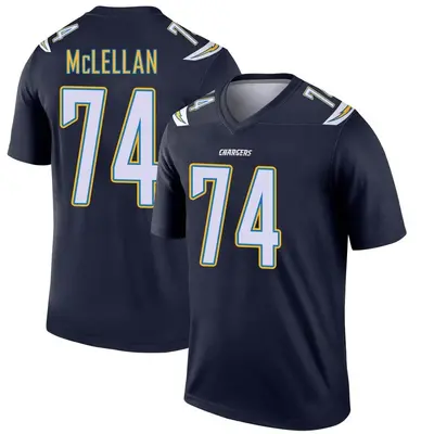 Men's Legend Tyler McLellan Los Angeles Chargers Navy Jersey