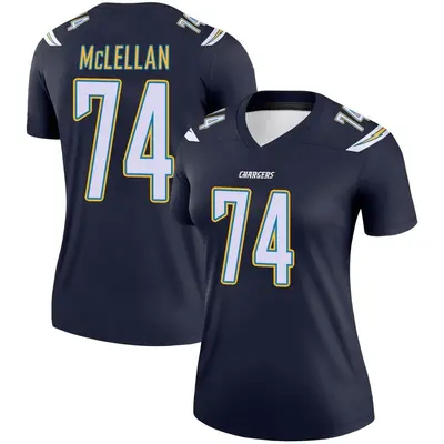 Women's Legend Tyler McLellan Los Angeles Chargers Navy Jersey